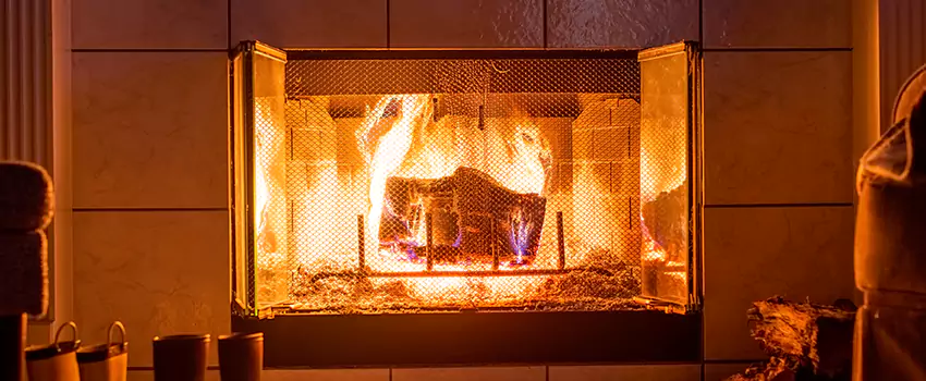 Mendota Hearth Landscape Fireplace Installation in Tyler, Texas