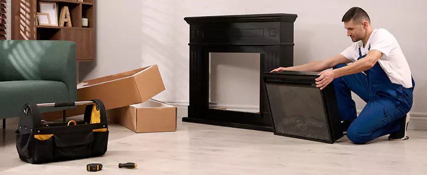 Old Rusted Metal Fireplace Repair And Replacement in Tyler, TX
