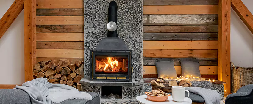 Thelin Hearth Products Direct Vent Gas Stove Fireplace Inspection in Tyler, Texas